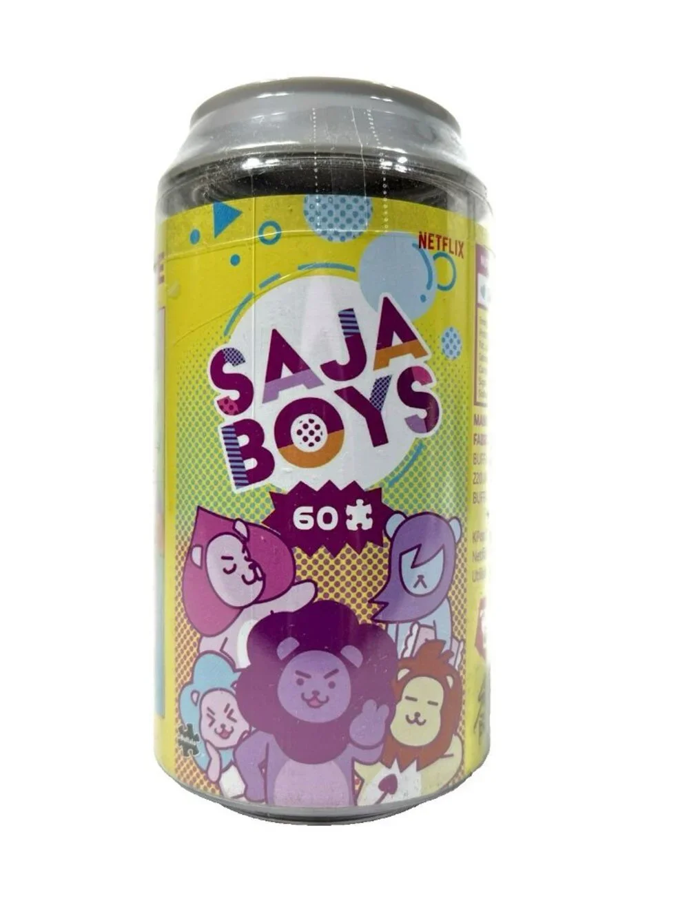 Kpop Demon Hunters Saja Boys Chibi Puzzle In Soda Can 60pc NEW 2026